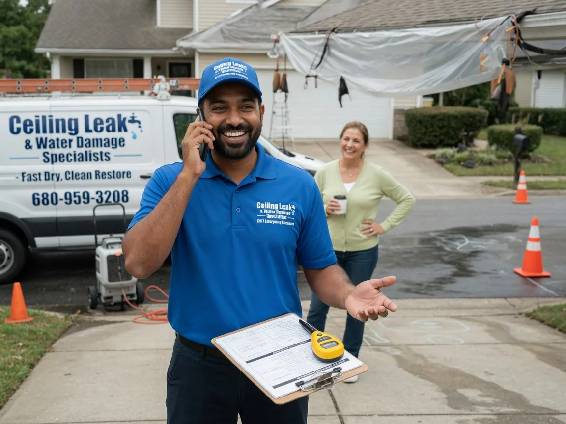 Ceiling Leak Cleanup Ottawa, KS FAQs